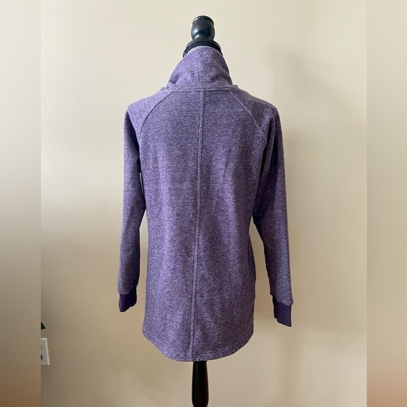 Columbia Cowl Neck Pullover Size Medium Purple Heather - Picture 2 of 15